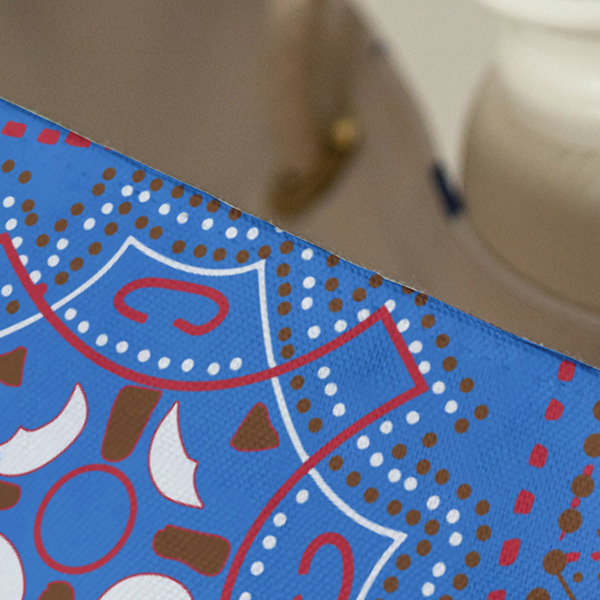 Cowboy Large Rope Tote - Close Up View