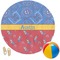Cowboy Round Beach Towel (Personalized)