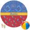 Cowboy Round Beach Towel (Personalized)