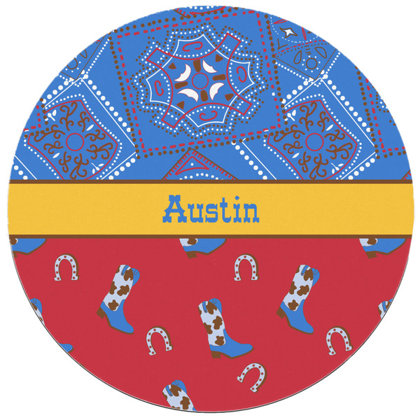 Cowboy Round Mousepad - APPROVAL