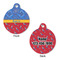 Cowboy Round Pet ID Tag - Large - Approval