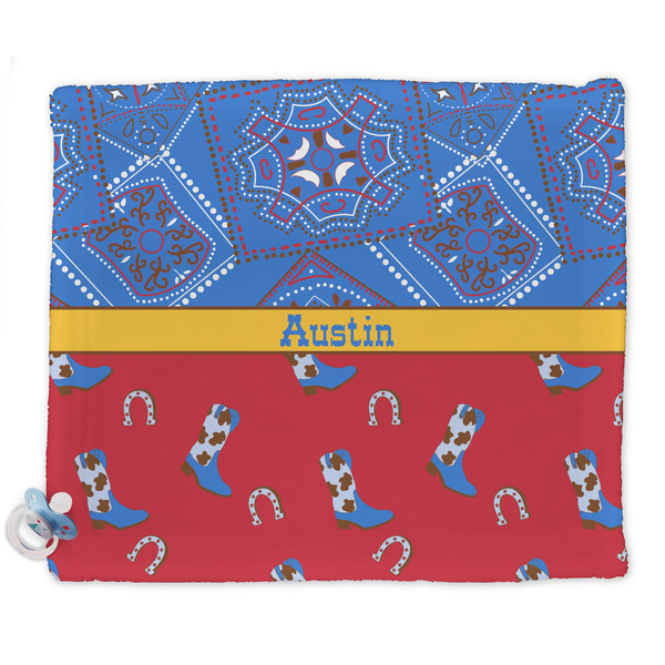 Custom Cowboy Security Blankets - Double Sided (Personalized)