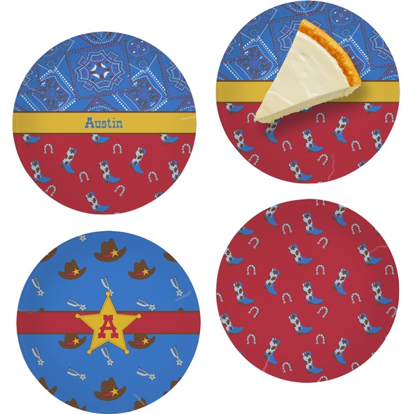 Cowboy Set of Appetizer / Dessert Plates