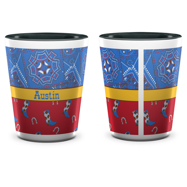 Cowboy Shot Glass - Two Tone - APPROVAL