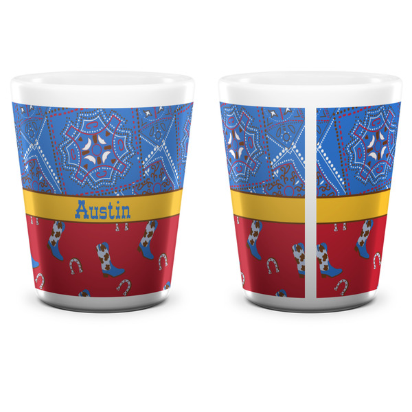 Cowboy Shot Glass - White - APPROVAL