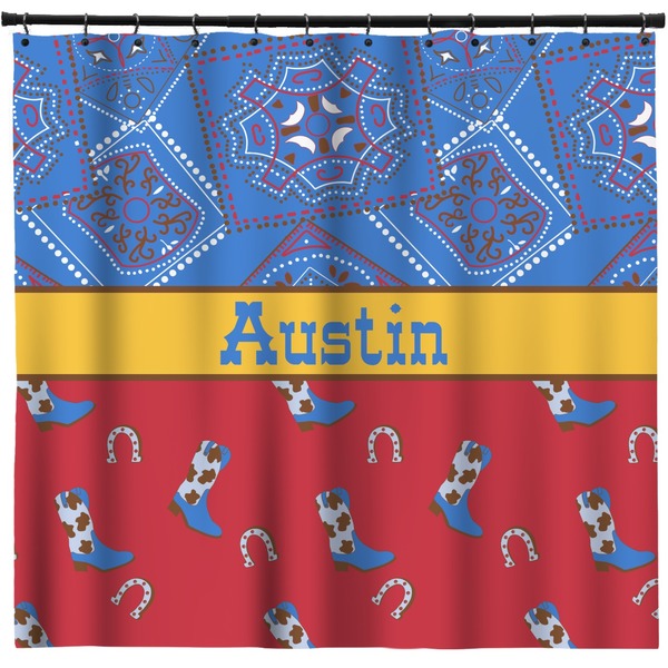 Custom Cowboy Shower Curtain - Custom Size (Personalized)