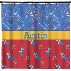 Cowboy Shower Curtain (Personalized)