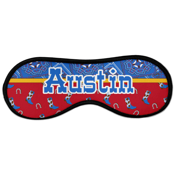 Cowboy Sleeping Eye Mask - Front Large