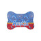 Cowboy Bone Shaped Dog Food Mat (Small) (Personalized)