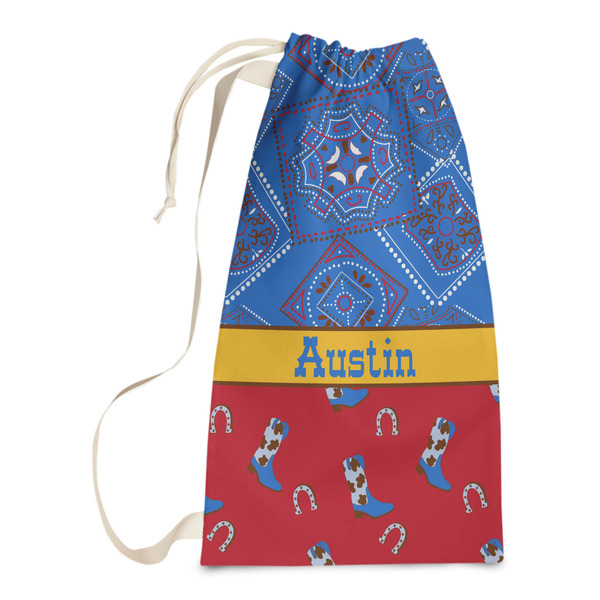 Custom Cowboy Laundry Bags - Small (Personalized)