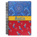 Cowboy Spiral Notebook - 7x10 w/ Name or Text