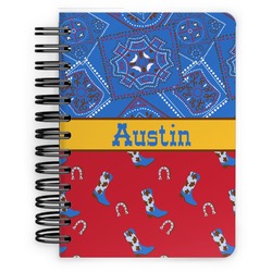 Cowboy Spiral Notebook - 5x7 w/ Name or Text