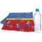 Cowboy Sports Towel Folded with Water Bottle