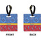 Cowboy Square Luggage Tag (Front + Back)