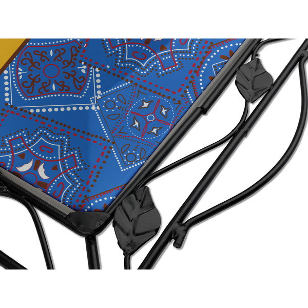 Cowboy Square Trivet - Detail