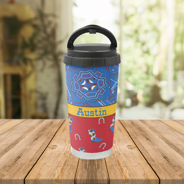 Cowboy Stainless Steel Travel Cup Lifestyle