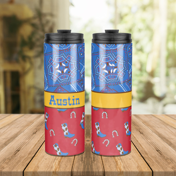 Cowboy Stainless Steel Tumbler - Lifestyle