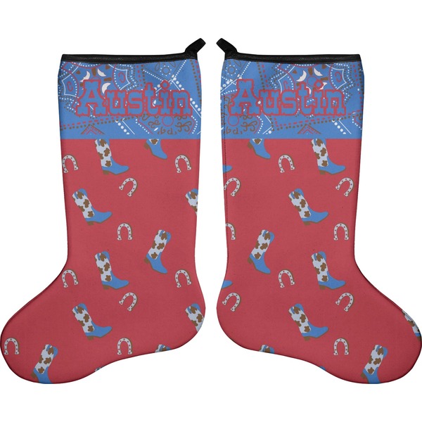 Cowboy Stocking - Double-Sided - Approval