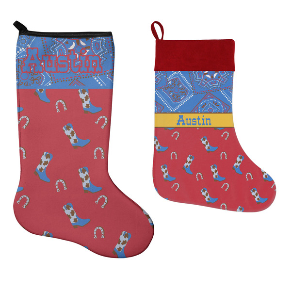 Cowboy Stockings - Side by Side compare