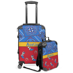 Cowboy Kids 2-Piece Luggage Set - Suitcase & Backpack (Personalized)