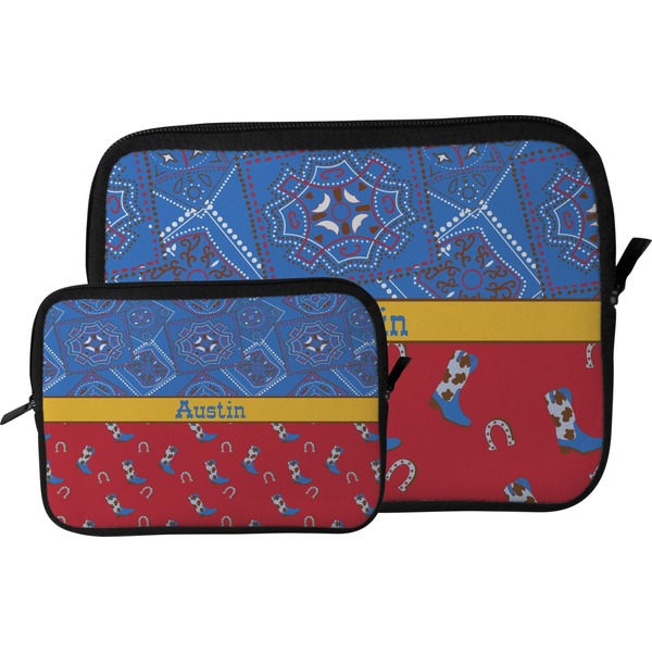 Cowboy Tablet Sleeve (Size Comparison)
