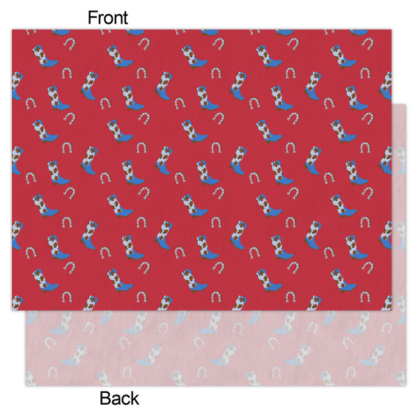 Cowboy Tissue Paper - Lightweight - Large - Front & Back
