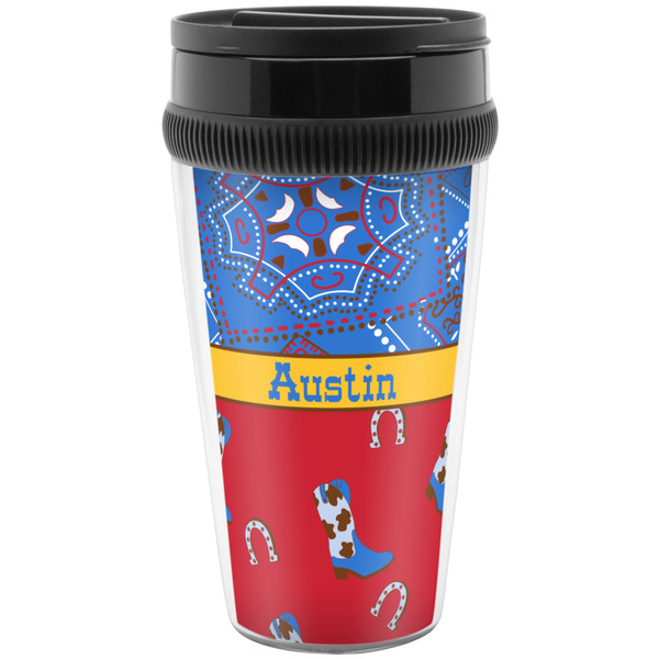 Custom Cowboy Acrylic Travel Mug without Handle (Personalized)