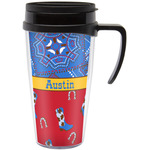 Cowboy Acrylic Travel Mug with Handle (Personalized)