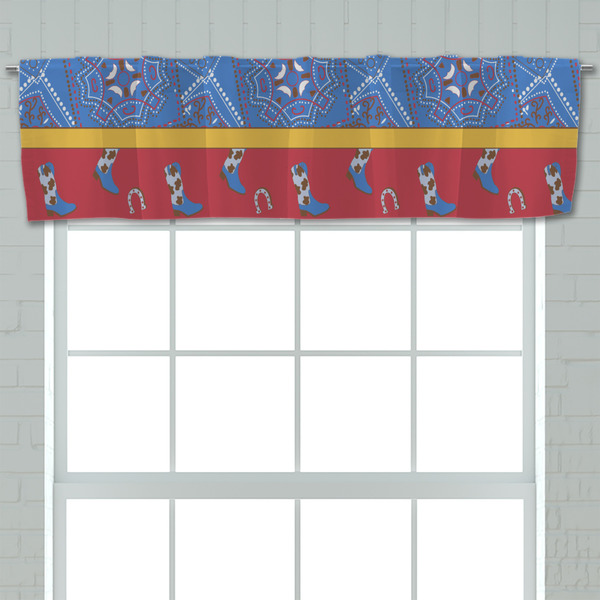 Cowboy Valance - Closeup on window