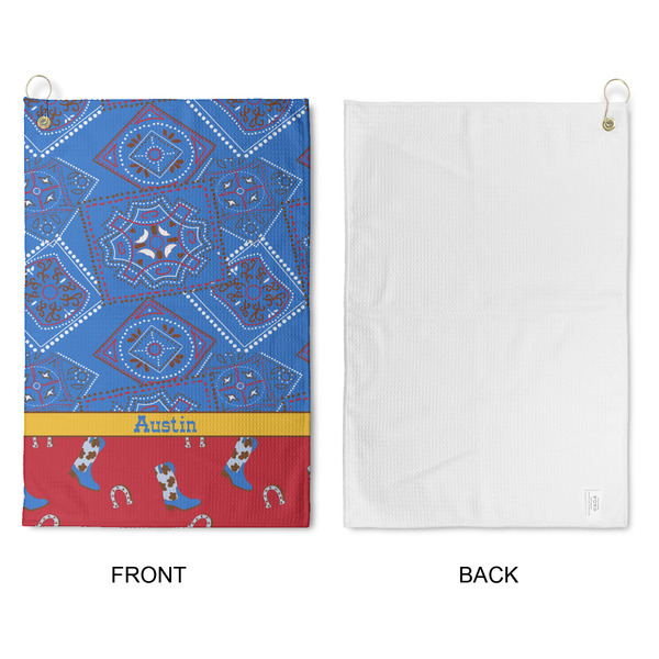 Cowboy Waffle Weave Golf Towel - Approval