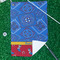 Cowboy Waffle Weave Golf Towel - In Context