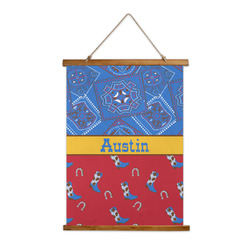Cowboy Wall Hanging Tapestry - Tall (Personalized)