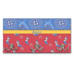 Cowboy Wall Mounted Coat Rack (Personalized)