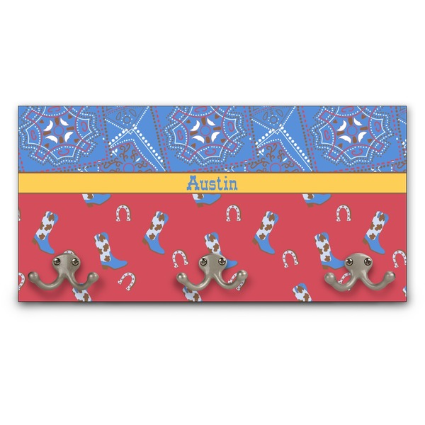 Custom Cowboy Wall Mounted Coat Rack (Personalized)