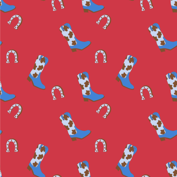 Custom Cowboy Wallpaper & Surface Covering (Water Activated 24"x 24" Sample)