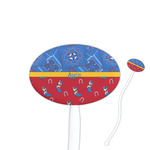 Cowboy Oval Plastic Stir Sticks (Personalized)