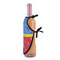 Cowboy Wine Bottle Apron - DETAIL WITH CLIP ON NECK