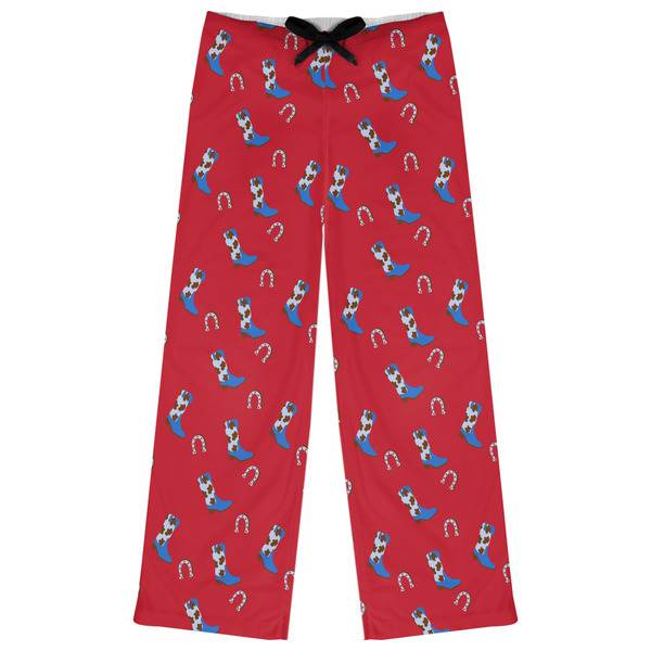 Custom Cowboy Womens Pajama Pants - XS