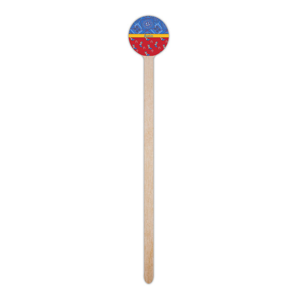Cowboy Wooden 6" Stir Stick - Round - Single Stick