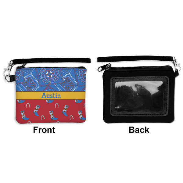Cowboy Wristlet ID Cases - Front & Back
