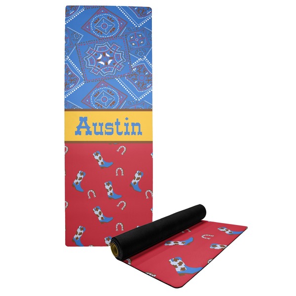 Custom Cowboy Yoga Mat (Personalized)
