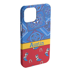 Cowboy iPhone Case - Plastic - iPhone 15 Pro Max (Personalized)