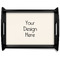 Black Wooden Trays - Large
