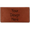 Leatherette Checkbook Holders - Double-Sided