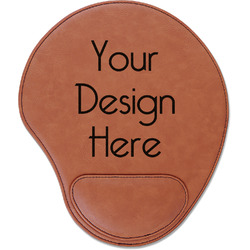 Leatherette Mouse Pad with Wrist Support