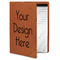 Leatherette Portfolios with Notepad - Small - Double-Sided