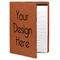 Leatherette Portfolios with Notepad - Large - Double-Sided