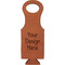 Leatherette Wine Totes - Double-Sided