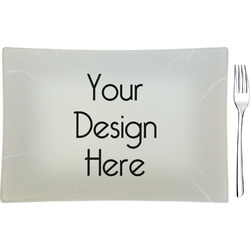 Glass Rectangular Appetizer / Dessert Plate - Single