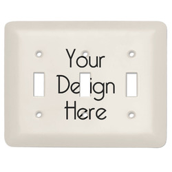 Light Switch Cover - 3 Toggle Plate